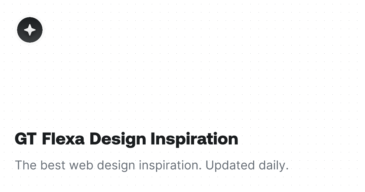 GT Flexa Font Design Inspiration