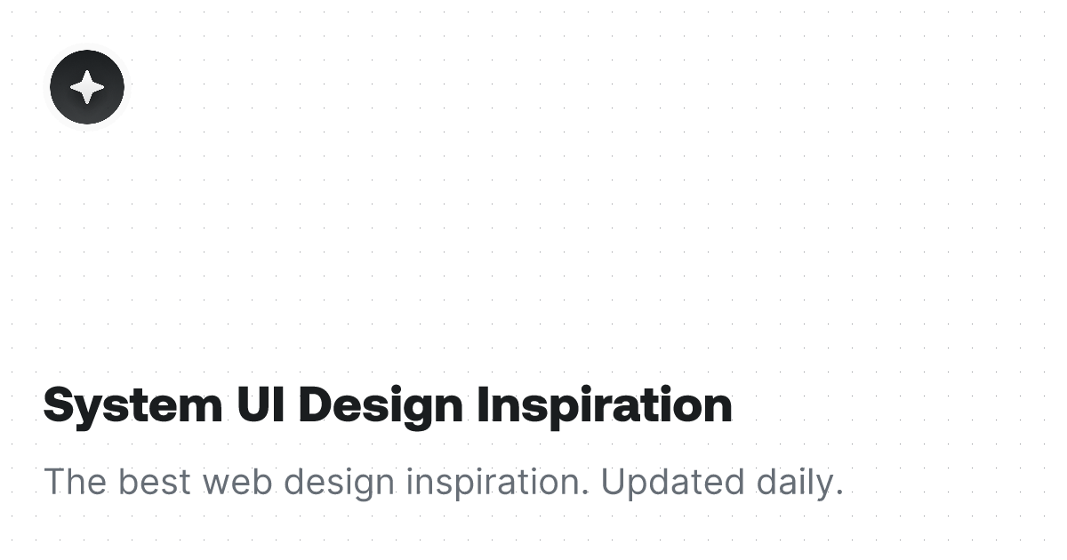 System UI Font Design Inspiration